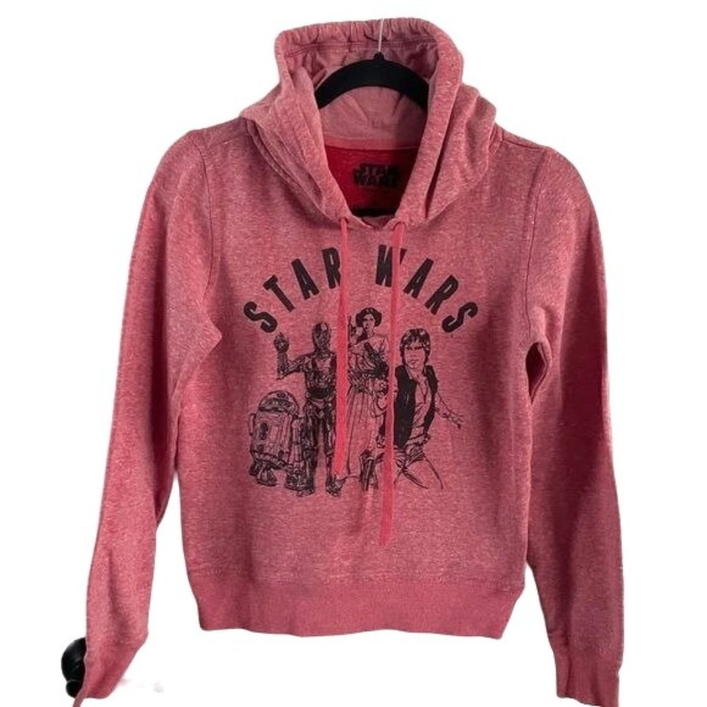 Lucas Film Star Wars Pink Hoodie, Sz Small